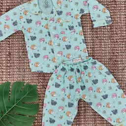 A Toddler Thing Unisex Kids Printed Night suit-11
