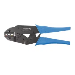 Hogert Technik 220 mm Crimping Plier for Insulated Ends Ergonomic Handle, HT1P201-71