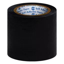 VCR 18 m x 120 mm Waterproof Textile Fibre Black Duct Tape, 4 Rolls Per Pack-16