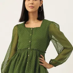 Moda Rapido Women Gathered Peplum Top-picture-30