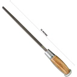 AMB 12 inch (304.8 mm) Cut Round File Tool With Wooden Handle, AZWRF12_1 image 3