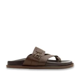 U.S. Polo Assn. Men's Brown KOKE Cross Strap Sandals-image-59
