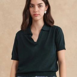 RAREISM Green Cotton Blend Solid Short Sleeves Polo T-Shirt-picture-13