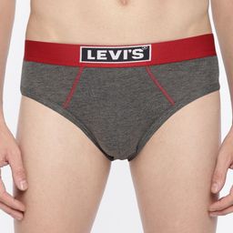 Levis Men Charcoal Grey Solid Briefs #035-image-35