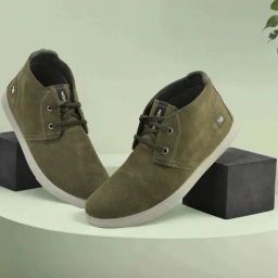 Woodland Men's Olive Chukka Boots-image-43