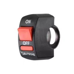 Deutsche On Off Handle Bar Switch for Universal For Horn, Head Light, Hazard (2017 Model), DEUS-0501-28