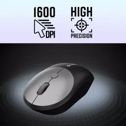 Zebronics Wireless Keyboard & Mouse Set Black & Grey 106 Keys 2.4 GHz, ZEB-Companion 302 image 5