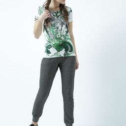 Huetrap Women Off-White Printed Round Neck T-shirt-image-99