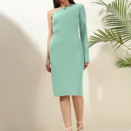 Kotty Green Slim Fit Bodycon Dress-image-94