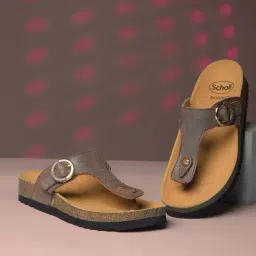 Scholl Women's Brown Casual Sandals-picture-36