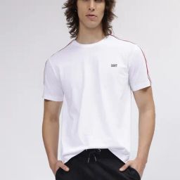 GANT Solid Round Neck Regular Fit T-Shirt-image-21