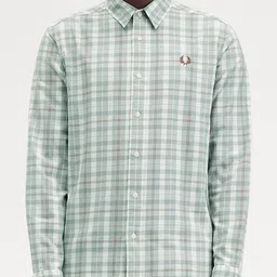 Fred Perry Men Slim Fit Opaque Checked Casual Shirt-image-16