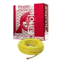Finolex 4 Sq.mm 1 Core Halogen Free Flame Retardent (HFFR) Industrial Cable Yellow (90 m)-image-78