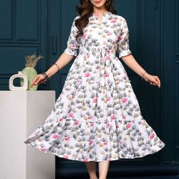 Twirl Tales Floral Print A-Line Midi Dress-picture-52