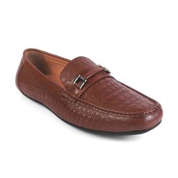 Tresmode Men Leather Formal Loafers-image-98