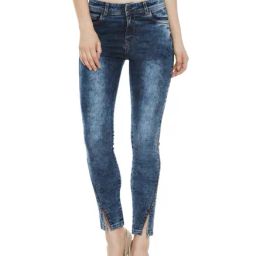 Miss Chase Blue Skinny Fit High Rise Jeans-picture-7