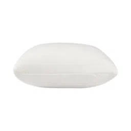 The White Willow White Solid Memory Foam Cushion - Set of 1-1