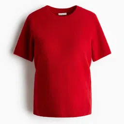 H&M MAMA Short-Sleeved Fine-Knit Top-image-75