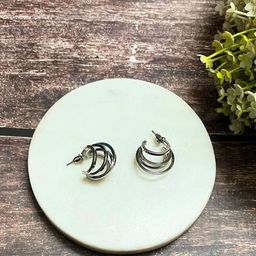DressBerry Contemporary Half Hoop Earrings-52