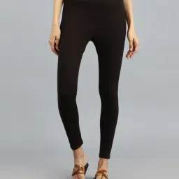 W Black Regular Fit Leggings-image-45