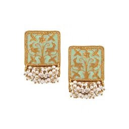 Stefan Rectangular Shape Contemporary Studs image 1