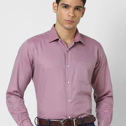 Van Heusen Men Self Design Formal Shirt-image-10