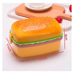 Yamama 3 Tier Large Burger Tiffin Box Kids Lunch Box - Orange-picture-16