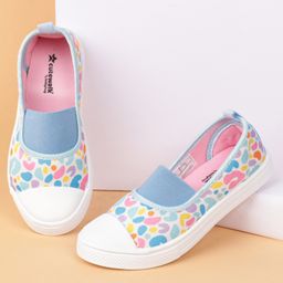 Cute Walk by Babyhug Slip On Casual Shoes Abstract Print - Sky Blue-image-9