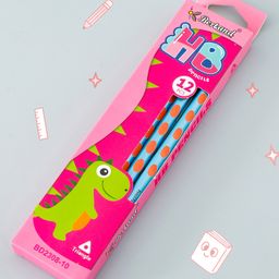 Durable Pencils Pack of 12 - Pink-13