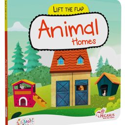 Lift The Flap Board Book - Animal Homes-28