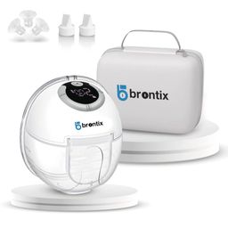 BRONTIX- Electric Breast Pump with Carry Case | 4 Modes & 9 Suction Levels | Portable, Rechargeable, Hands-Free Design | BPA-Free Silicone Flanges | Quiet & Comfortable for Travel & Home-19