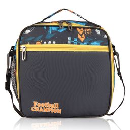 Echo Boomers Premium Football Pint Lunch BagStylish, Lightweight, Attractive, & Durable Meal Companion and versatile bag - Black-10