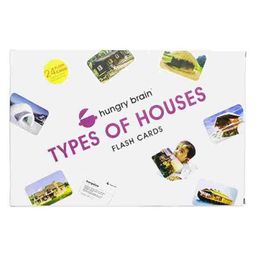 Hungry Brain Type of Houses 24 Flash Cards - Multicolor-image-45