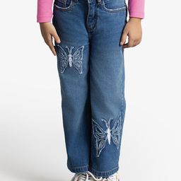 Ed-a-Mamma Girls Comfort Straight Fit Stretchable Jeans-picture-49
