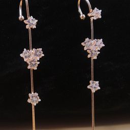 JYONARose Gold-Plated Cubic Zirconia Ear Cuff-20