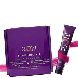 2.Oh! Hair Bleach Kit + Semi Permanent Hair Colour - 100 ml - Pink-45