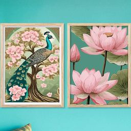 WALLLANE Brown Wood Wall Art-image-68