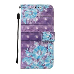PEEPERLY Floral Printed iPhone 15 Pro Flip Case Mobile Accessories-83