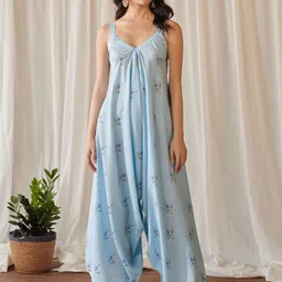 Pasha Printed Culotte Jumpsuit-image-47