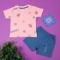 V-Mart Boys Printed T-shirt with Shorts-image-73