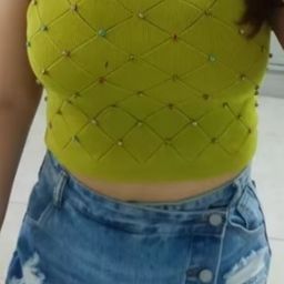KPOP Women Polka Dot Print Crop Top-image-78