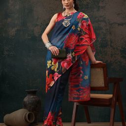 KALINI Floral Block Print Saree-picture-16