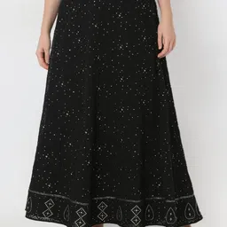 Ethnicity Women Embellished Flared Maxi Skirt-picture-14