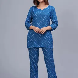 Bachuu Women Printed Night suit-image-50