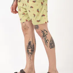 Bewakoof Men Beige All Over Printed Boxers 666585-22