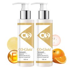 CO LUXURY Set Of 2 Co-Gluta Face Wash With Kojic Acid & Vitamin E - 100 ml Each-3
