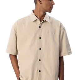 Urban Monkey Men Relaxed Fit Solid Spread Collar Casual Shirt-image-15