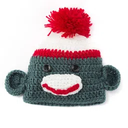 Knits & Knots Button Applique Cap - Grey-picture-36