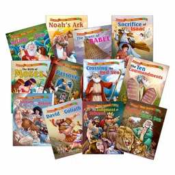 Sawan Bible Story Books Pack of 12 - English-picture-44