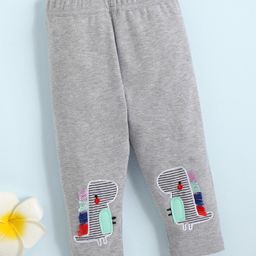 Kookie Kids Full Length Leggings Dino Print - Grey-image-98